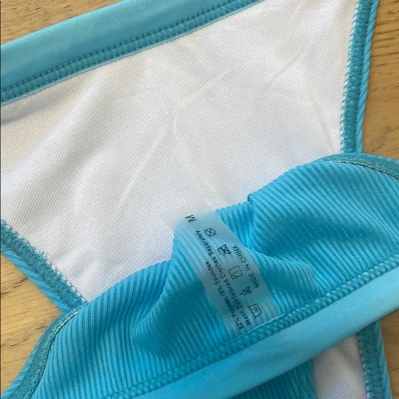 Blue Triangle Bikini Set - Picture 7 of 8